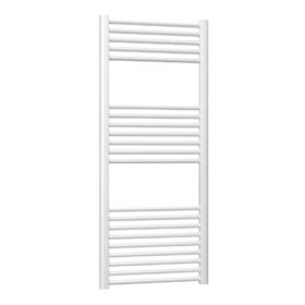 Scaldasalviette Idraulico Kiamami Valentina 60x180 Cm In Acciaio Bianco - 33 Tubi, Per Bagno, Elegante E Funzionale