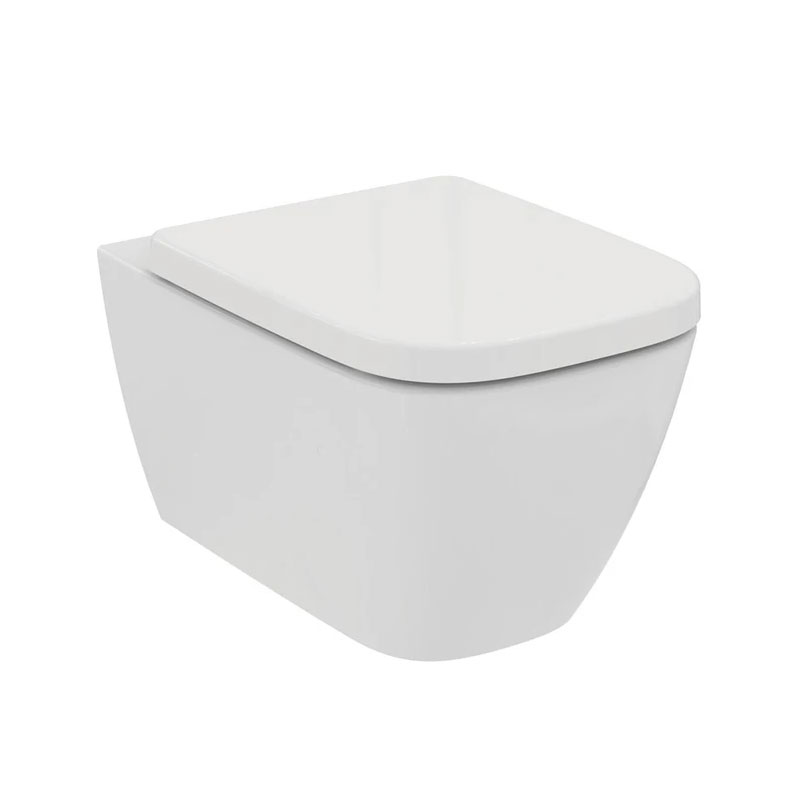 IDEAL STANDARD - Coppia Sanitari Sospesi I.LIFE B WC senza brida