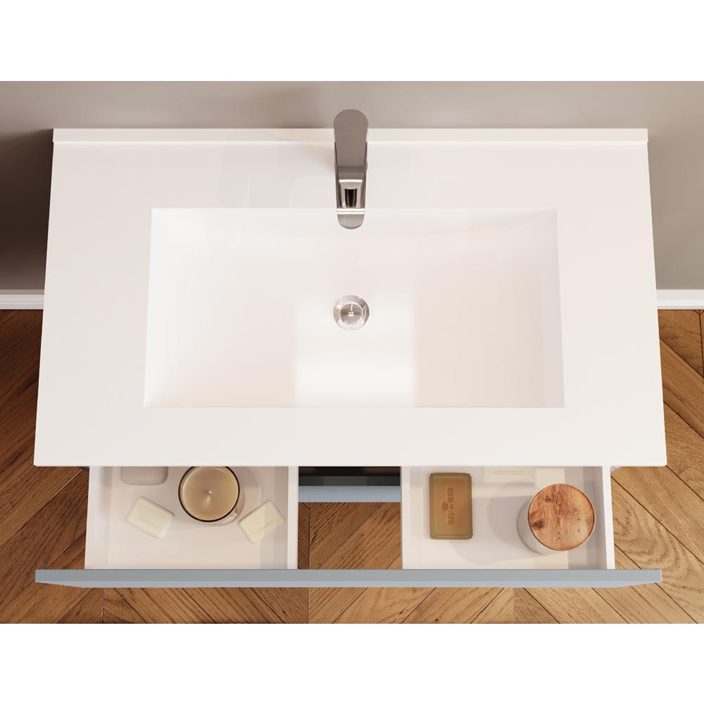 mobile-bagno-sospeso-con-lavabo-in-ceramica,-cassetti-e-specchio-stream-cm-80-dettaglio-lavabo-vista-dall'altro mobile-bagno-sospeso-con-lavabo-in-ceramica,-cassetti-e-specchio-stream-cm-80-dettaglio-lavabo-vista-dall'altro