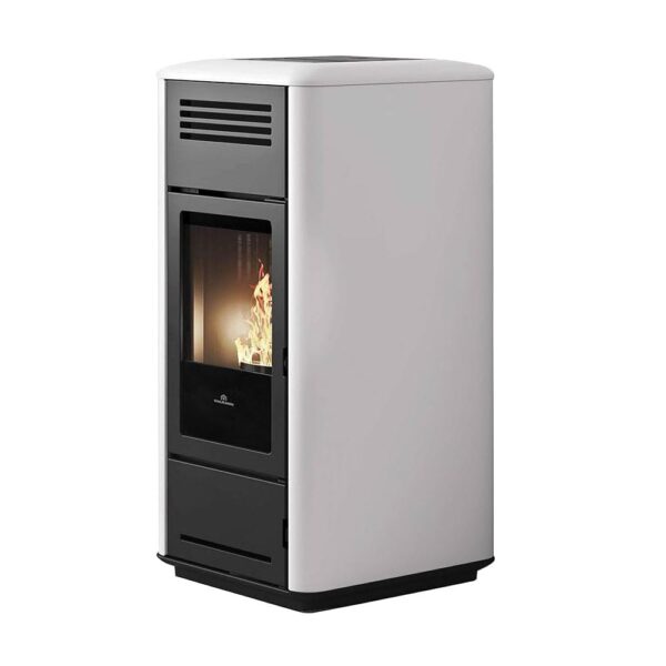 edilkamin-termostufa-a-pellet-milla-h-15-evo-classe-a+-cinque-stelle-colore-bianco-panna-vista-laterale