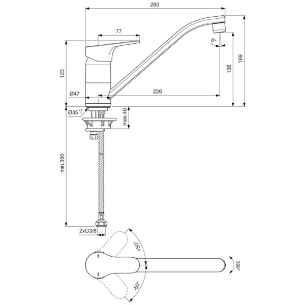 ideal-standard-cerabase-miscelatore-cucina-monocomando-a-bocca-bassa-finitura-cromo-dimensioni-bd431aa