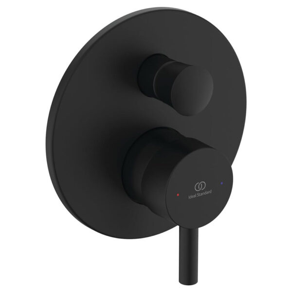 ideal-standard-ceraline-bd192xg-kit-doccia-completo-miscelatore-incasso-2-vie-a6939xg-finitura-nero-seta