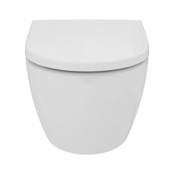 ideal-standard-ellisse-vaso-wc-sospeso-con-sedile-chiusura-rallentata-bianco-lucido -t569201-vista-frontale
