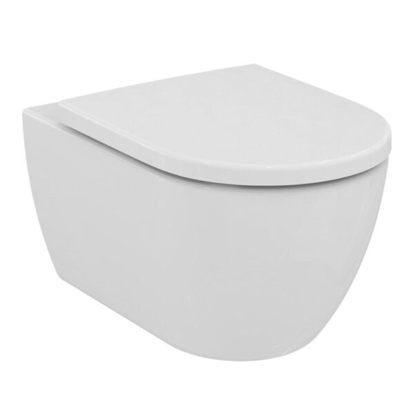 ideal-standard-ellisse-vaso-wc-sospeso-con-sedile-chiusura-rallentata-bianco-lucido -t569201-vista-laterale