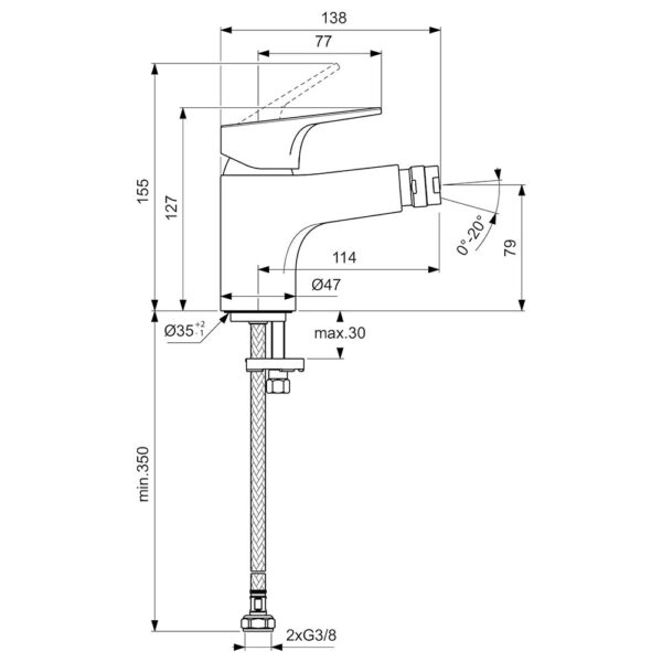 ideal-standard-miscelatore-bidet-cerabase-finitura-cromo-bc840aa-con-sistema-di-scarico-dimensioni