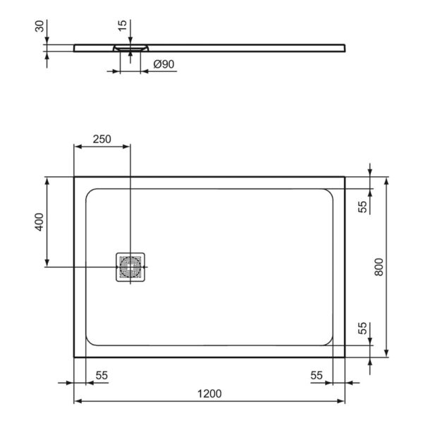 ideal-standard-ulltra-flat-s-+-piatto-doccia-120×80-bianco-effetto-pietra-t5594fr-dimensioni