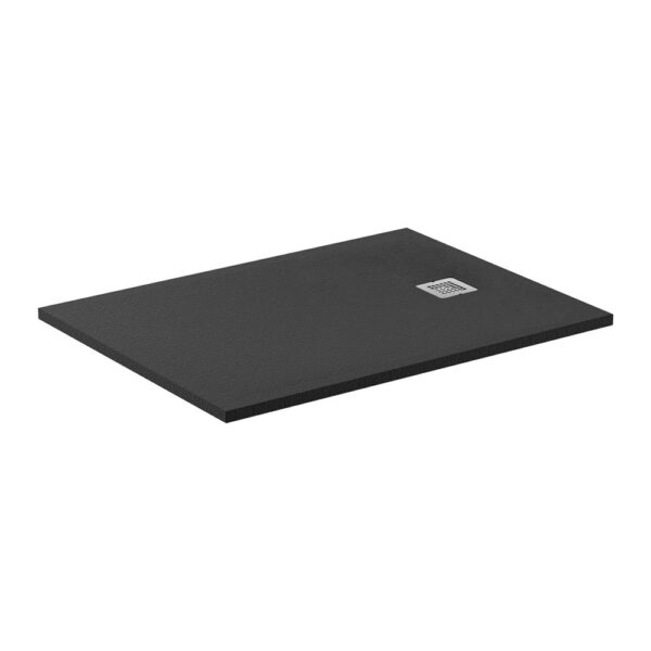 ideal-standard-ulltra-flat-s-piatto-doccia-160x80-nero-effetto-pietra-k8276fv-vista-laterale
