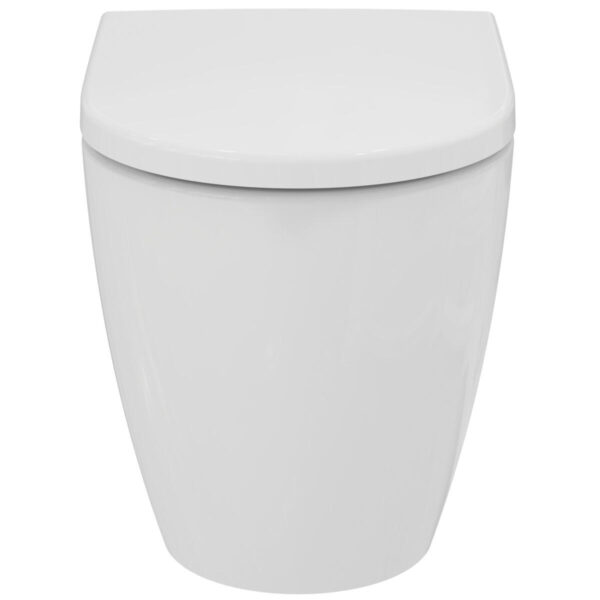 ideal-standard-vaso-wc-filoparete-con-chiusura-rallentata-bianco-lucido-t569401-vista-frontale