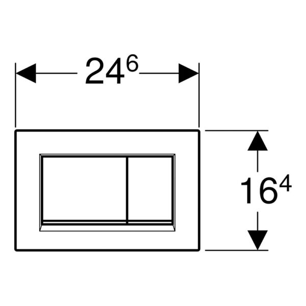 geberit-placca-di-comando-sigma30-con-doppio-scarico-colore-nero-opaco-e-cromo-115.883.14.1-dimensioni