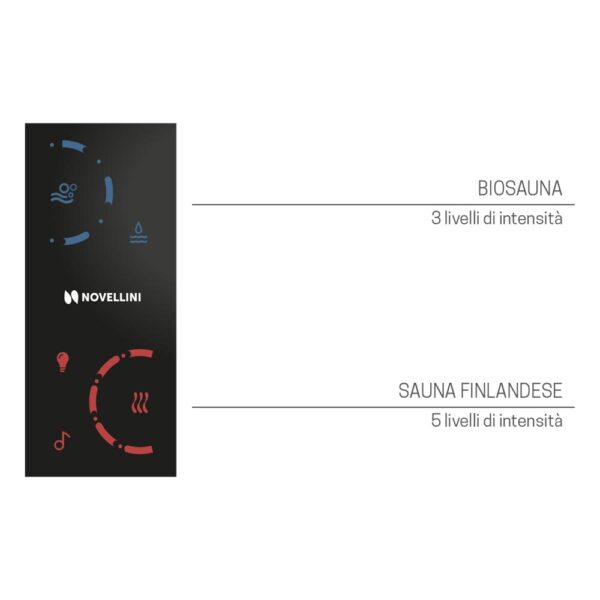 novellini-celsius-combo-sauna-finlandese-display-pannello-elettronico-biosauna-e-sauna-finlandese