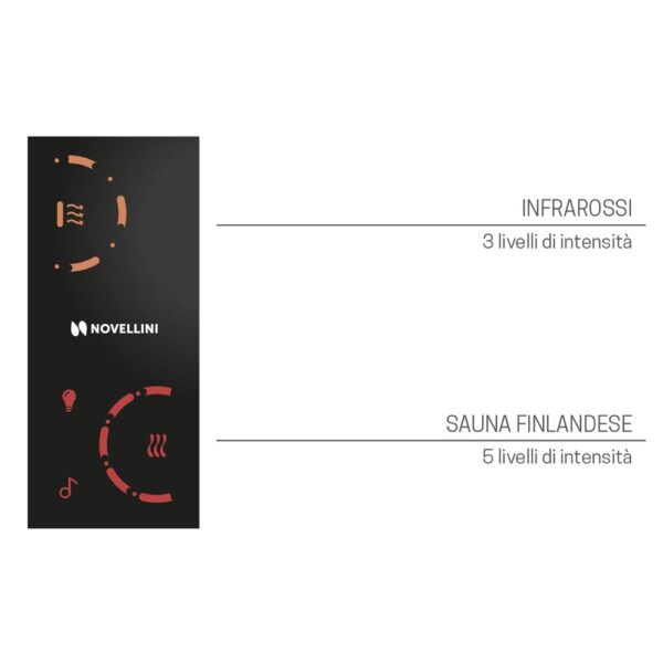 novellini-celsius-combo-sauna-finlandese-display-pannello-elettronico-infrarossi-e-sauna-finlandese