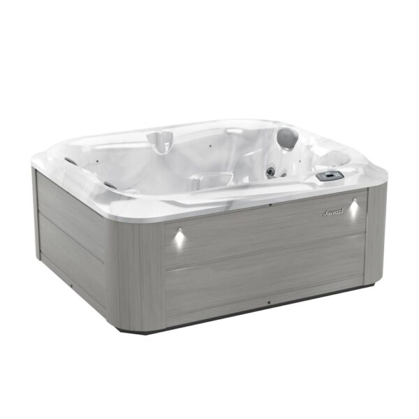 jacuzzi-minipiscina-spa-j-215-2-3-posti-21-getti-con-seduta-lounge,-led-multicolore-e-copertura-termica,-nuovo-design-colore-horizon-grey-vista-laterale