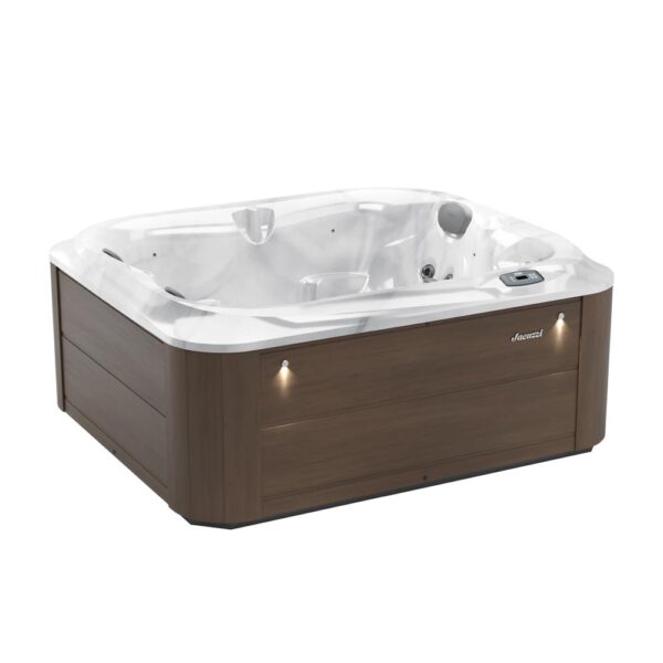 jacuzzi-minipiscina-spa-j-215-2-3-posti-21-getti-con-seduta-lounge,-led-multicolore-e-copertura-termica,-nuovo-design-colore-pecan-vista-laterale