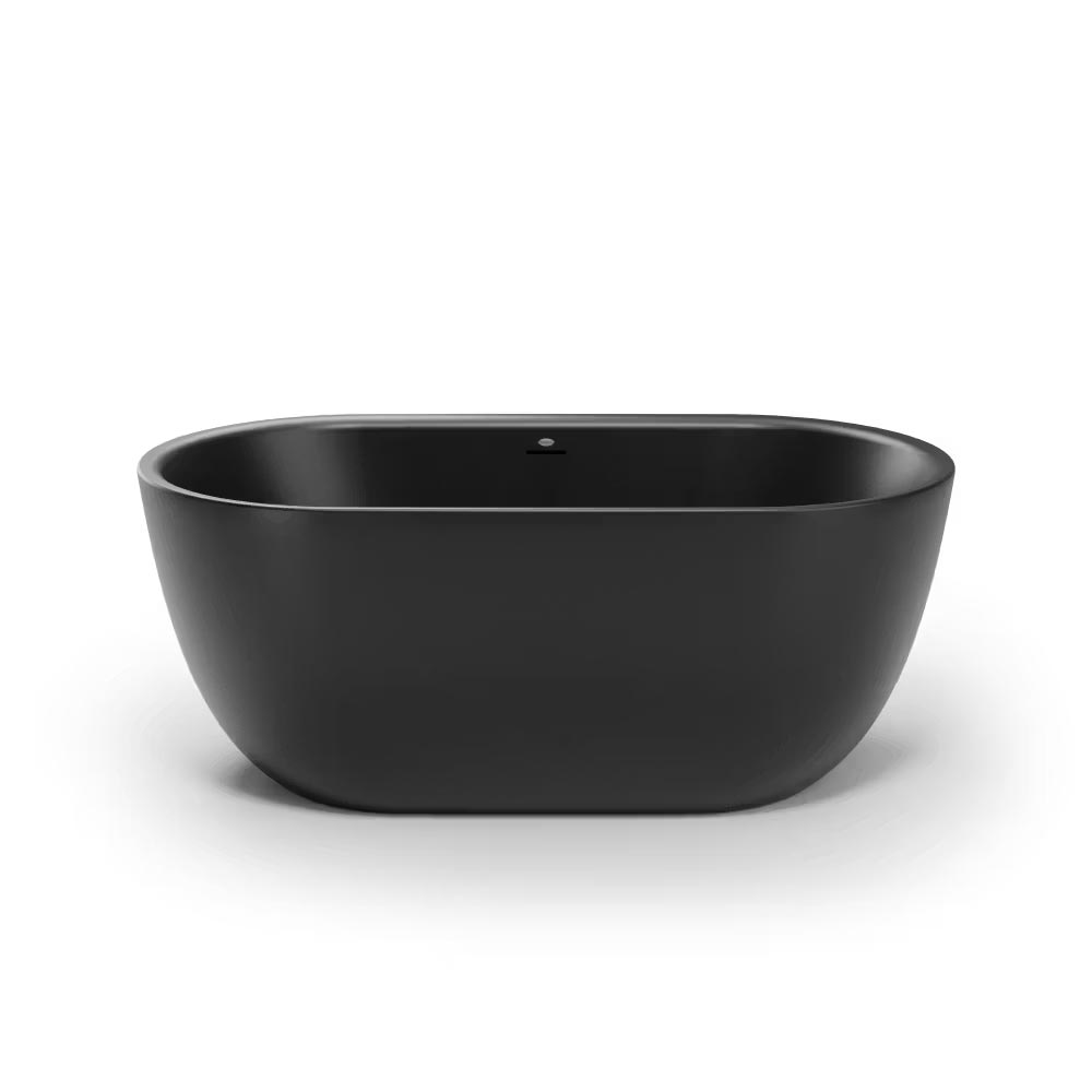 jacuzzi-vasca-freestanding-centro-stanza-chic-150x80-con-colonna-di-scarico-e-telaio-colore-nero-opaco-vista-frontale jacuzzi-vasca-freestanding-centro-stanza-chic-150x80-con-colonna-di-scarico-e-telaio-colore-nero-opaco-vista-frontale