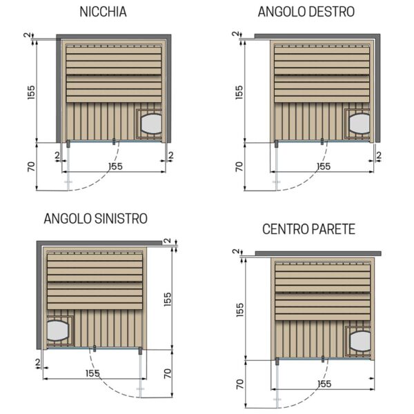 novellini-fun-sauna-finlandese-155x155-modalità-d'installazione