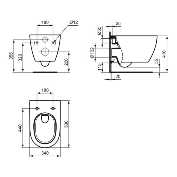 ideal-standard-wc-vaso-sospeso-i-life.o-dimensioni