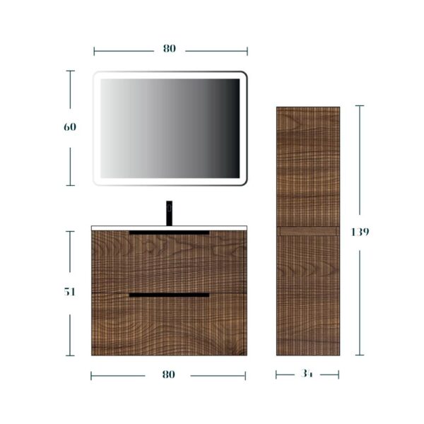 scheda-tecnica-composizione-mobile-bagno-sospeso-80-cm-eterna-con-lavabo-in-resina,-2-cassetti-effetto-plissettato-colore-tabacco,-specchio-illuminazione-led-e-pensile