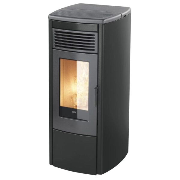 klover-stufa-a-pellet-ventilata-aura-100s-kw-10,3-wifi-integrato-classe-a+-colore-matt-black
