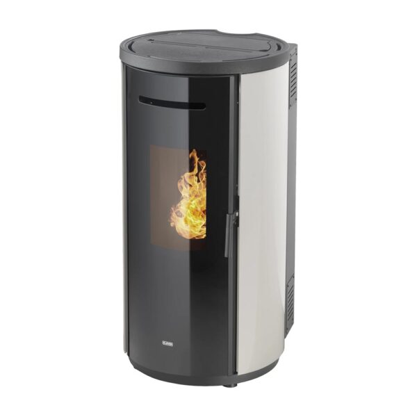 klover-stufa-a-pellet-ventilata-krono-80s-kw-7,8-wifi-integrato-classe-a+-colore-avorio